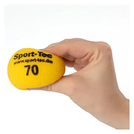 Foam ball uncoated,  7 cm, yellow