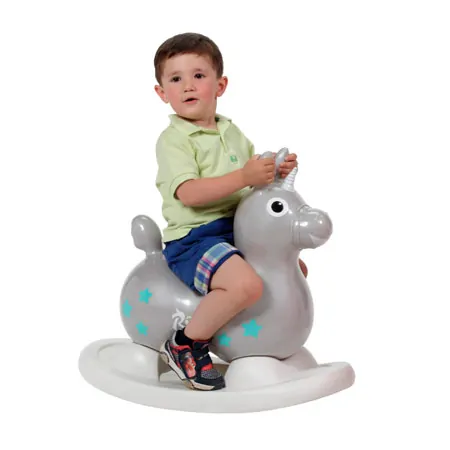 GYMNIC bouncing animal unicorn Rody Magical Unicorn with swing tub