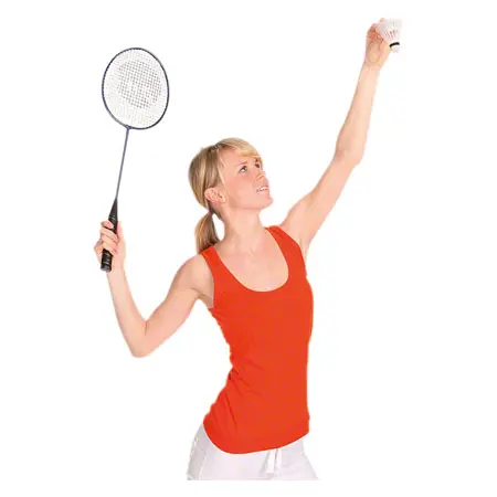 Badminton-set exclusive, 2 rackets 66 cm + 6 shuttlecocks