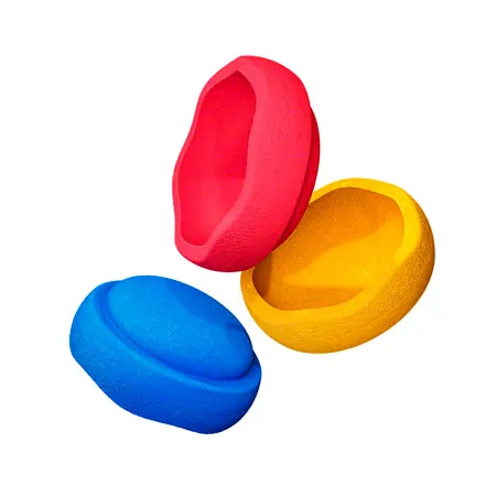 Stapelstein COLORS Set classic primary, 3 stacking stones 1x blue, 1x yellow, 1x red