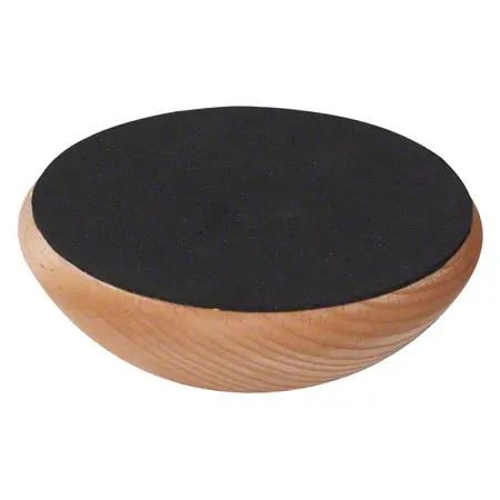Balancing hemisphere made of solid wood,  14x5 cm, one piece