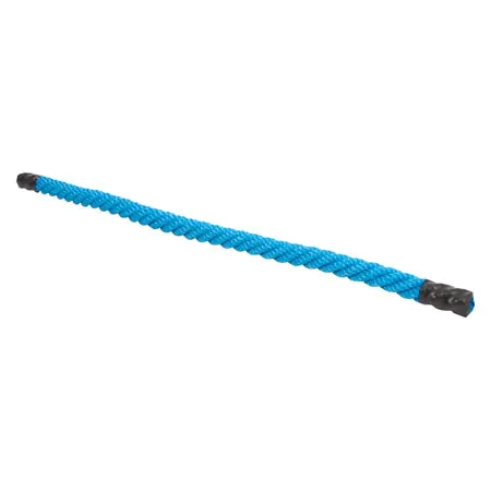 Balancing rope made of plastic,  7 cm x 200 cm, blue