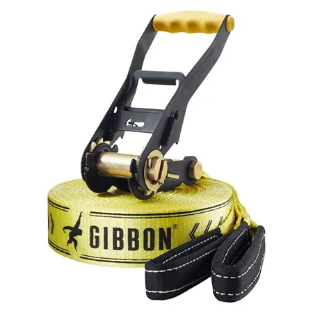 GIBBON Independence Kit Classic, Slackline-Garden-Set, 6-pcs