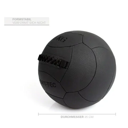 Sport-Tec Wall Ball Robusta, 35 cm, 15 kg, black