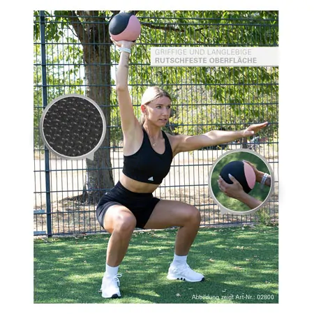Sport-Tec medicine ball  28 cm, 9 kg, gray