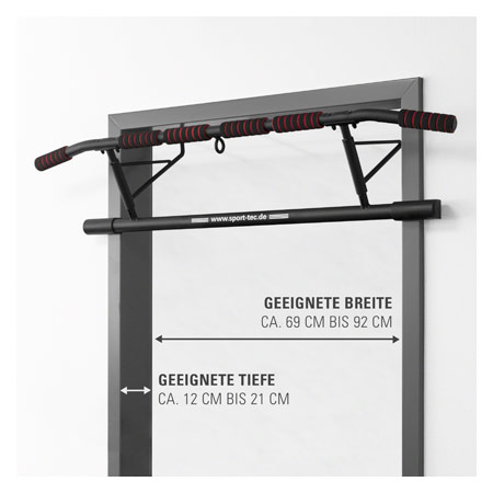 Sport-Tec door rack chin-up bar foldable incl. dip station