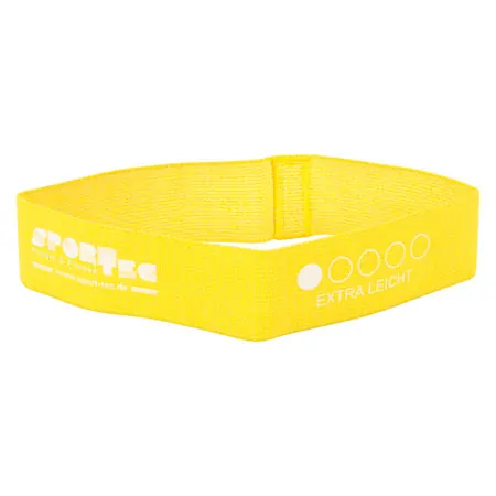 Sport-Tec Fitness textile loop, 32x5,8 cm, extra light, yellow