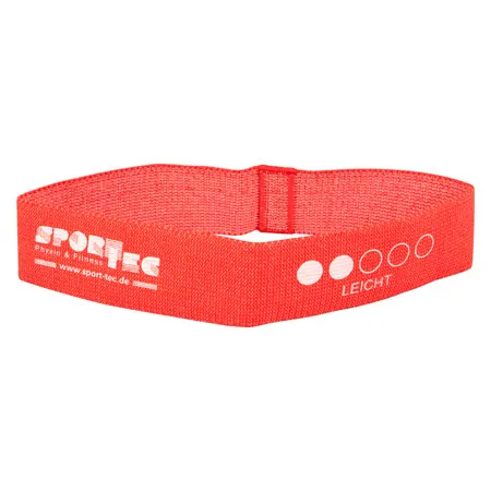 Sport-Tec Fitness textile loop, 32x5,8 cm, light, red