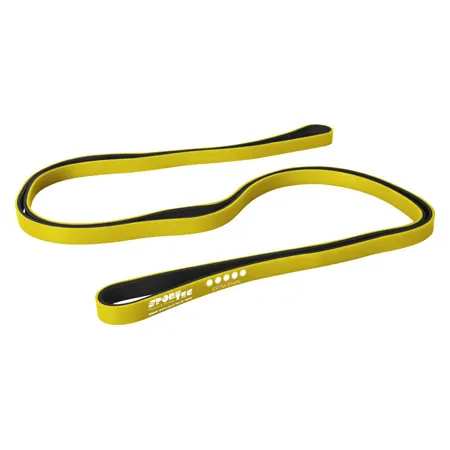 Sport-Tec Powerband made of latex, 104x1,3 cm, extra light, yellow