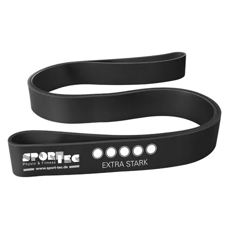 Sport-Tec Powerband made of latex, 104x4,4 cm, extra strong, black