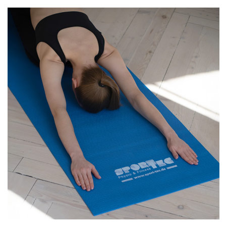 Profi Yogamatte 180x60x0,5 cm rutschfest Yoga Gymnastikmatte Pilates Sportmatte 