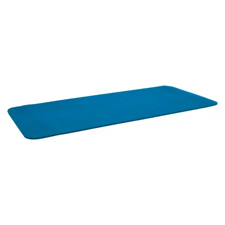 Pilates and yoga mat, LxWxH 140x60x0.6 cm, blue