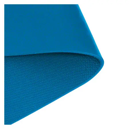 Pilates and yoga mat, LxWxH 140x60x0.6 cm, blue