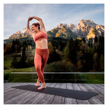 AIREX pilates and yoga mat 190, LxWxH 190x60x0.8 cm