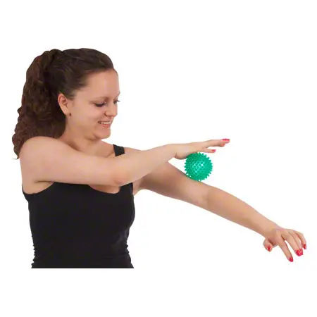 Reflex ball,  8 cm, green transparent