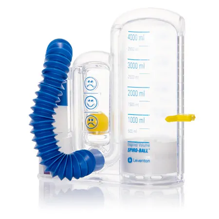 Spiro-Ball SMILE pulmonary trainer with one ball