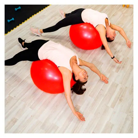 PEZZI gymnastics ball,  75 cm, red