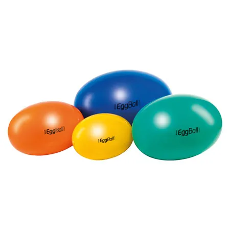 PEZZI therapy roll Eggball,  45 cm x 65 cm, yellow