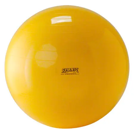 GYMNIC exercise ball,  75 cm, yellow