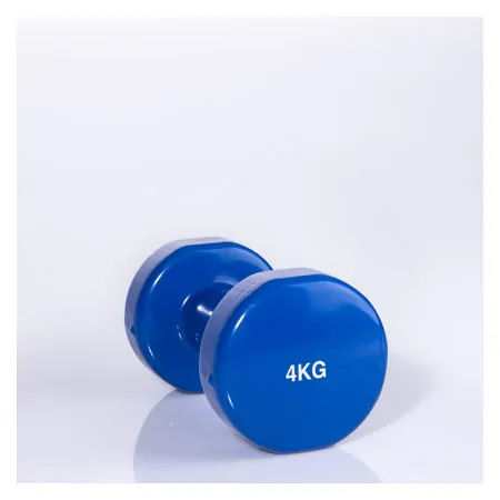 Dumbbell, 4 kg, blue, one piece
