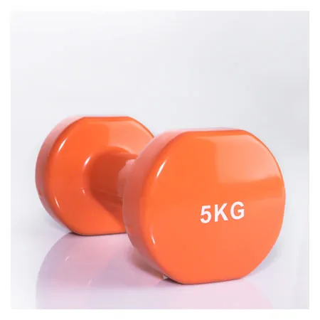 Hand-held dumbbells, 5 kg, orange, one piece