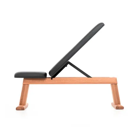 NOHrD training bench, WeightBench, cherry, imitation leather