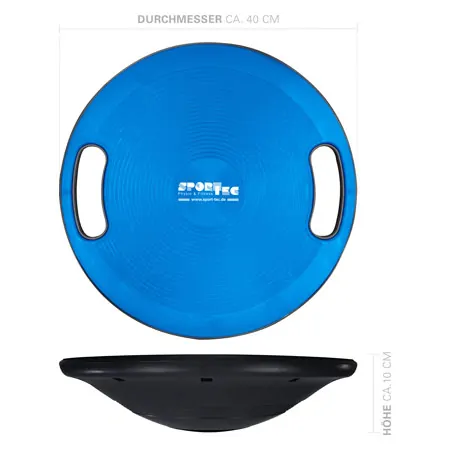 Sport-Tec Balance Board with handles,  40 cm
