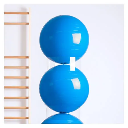 Support rack for exercise balls,  40 cm, 3-piece