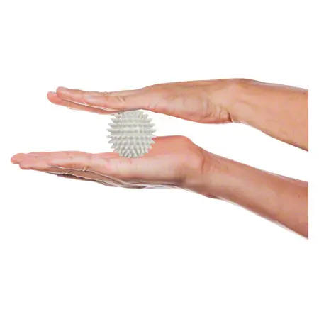 Spiky Massage Ball,  6 cm, light gray , hard