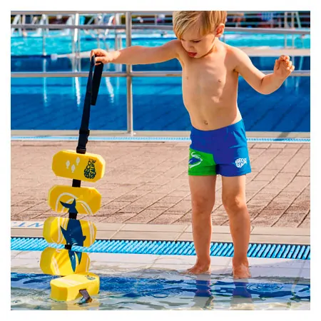 BECO-SEALIFE swimming belt 5-block, 15-30 kg + BECO children swimming goggles