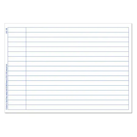 Insert cards for index cards, 100 pieces, DIN A5 landscape