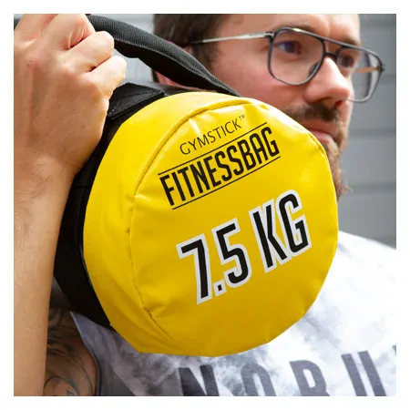 Gymstick FItnessbag, 7.5 kg yellow,  20 cm x 50 cm