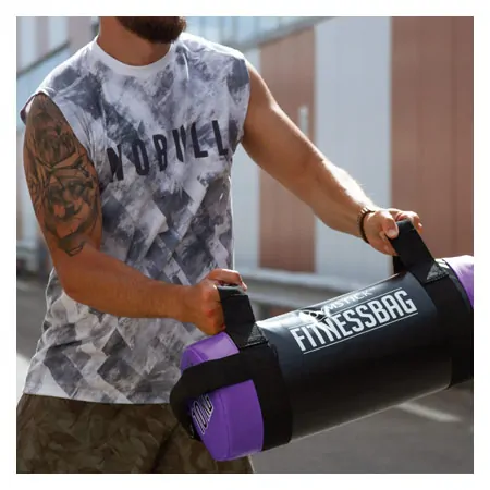 Gymstick Fitnessbag, 10 kg, purple,  22,5x55 cm