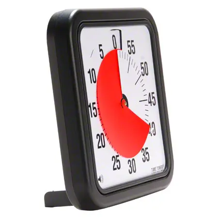 Time Timer Table Clock with acoustic signal, big, 30x30 cm