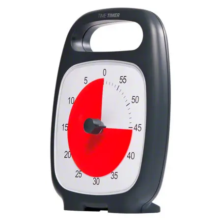 Time Timer Plus Table Clock with acoustic signal, 60 Min., 14x18 cm