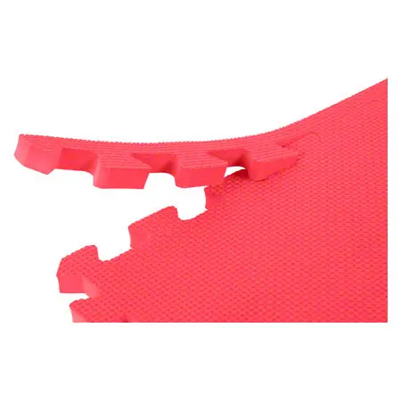Vario-Step exercise mat, LxWxH 60x60x1.4 cm, red