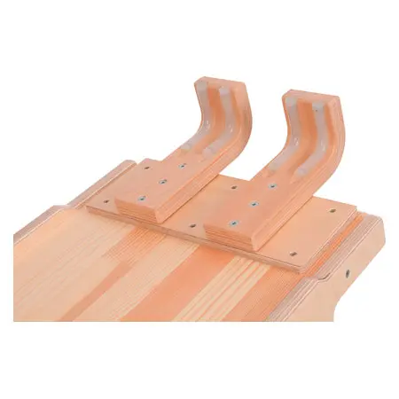 Sliding and climbing board for wall bars