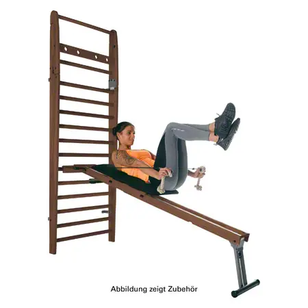 NOHrD Combi-Trainer for wall bars, nut tree