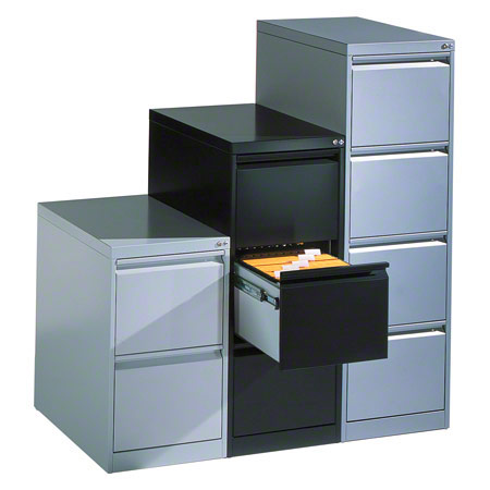 Suspension filing cabinet with 4 drawers, LxWxH 135.7x43,3x59 cm, single lane