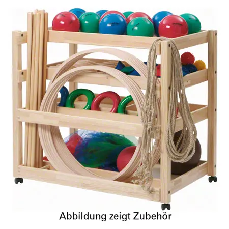 Gymnastics equipment trolleys exclusive without equipment