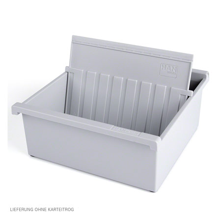 Swing tray for DIN A5 index cards (landscape orientation)