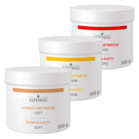 cosiMed fitness plasticine medium, 500 g, yellow