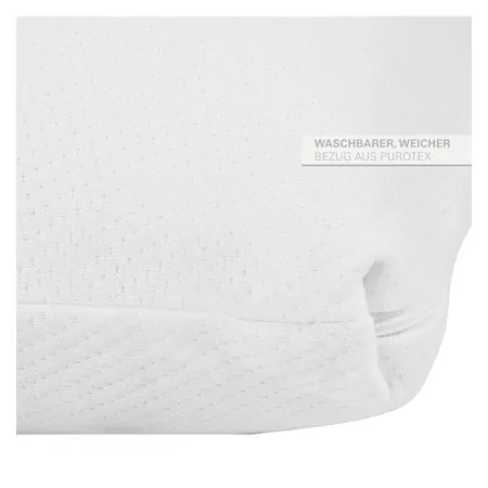 ViscoLine-neck support pillow, rectangular shape, LxWxH 69x35x13 cm