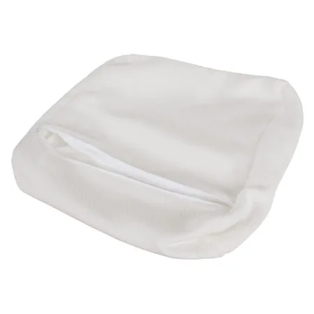Cover for Viscoline travel pillow, anatomical shape, white
