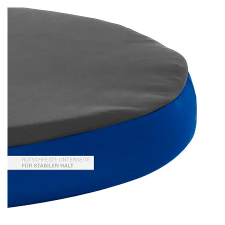 Seat cushion with pleather case and grippy bottom,  36 cm