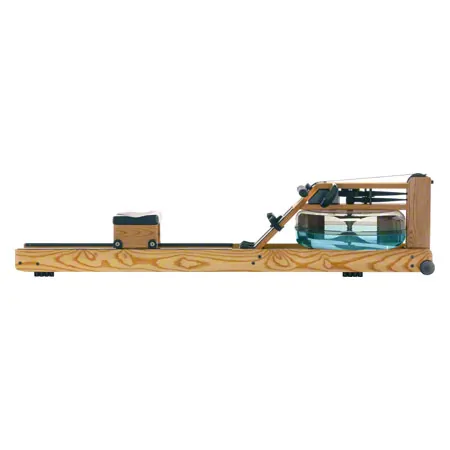 WaterRower rowing machine ash, incl. S4 Monitor, heart rate receiver, chest strap POLAR T31 and floor mat, set 4-pcs.