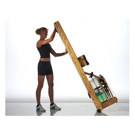 WaterRower rowing machine ash, incl. S4 Monitor, heart rate receiver, chest strap POLAR T31 and floor mat, set 4-pcs.