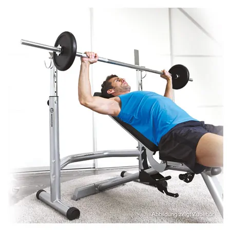 Horizon fitness weight bench + barbell rack Adonis Plus, 2-pcs.