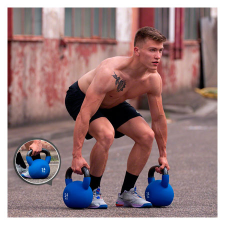 Håbefuld Validering Tilskyndelse Kettlebell, 24 kg, blue buy online | Sport-Tec