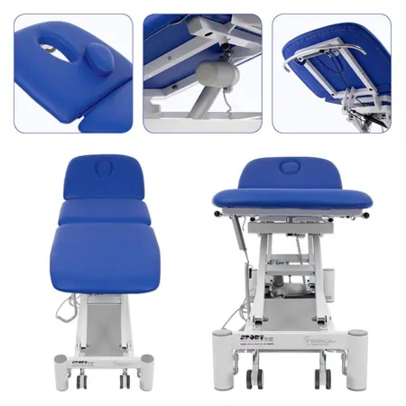 Therapy couch Smart ST3 DS roof position and wheel lifting system